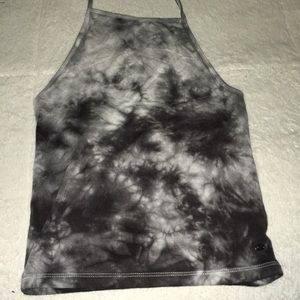 GREY TYE-DYE AMERICAN EAGLE HALTER
